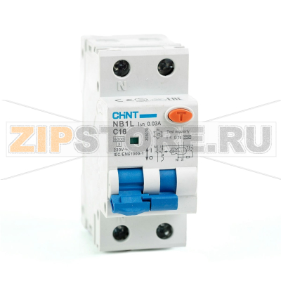 Дифавтомат 16 А, 6 кА Chint NB1L 