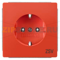 DELTA STYLE РОЗЕТКА ZSV ОРАНЖЕВЫЙ Siemens 5UB1827