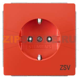 DELTA STYLE РОЗЕТКА ZSV ОРАНЖЕВЫЙ Siemens 5UB1827 