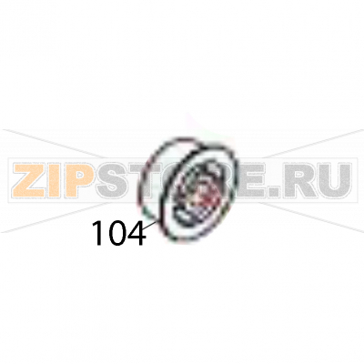 Tension roller Sato SG112-ex Tension roller Sato SG112-exЗапчасть на деталировке под номером: 104Название запчасти на английском языке: Tension roller Sato SG112-ex.