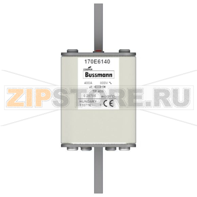 Предохранитель, 400 A, DC 800 В, 50 кА, size 2, aR, IEC Eaton FUSE 400A 800V TP 408 AR 