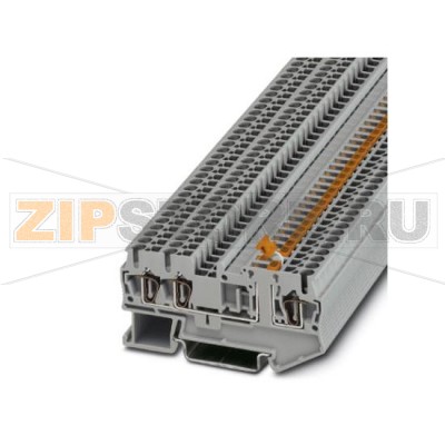 Клеммы с ножевыми размыкателями Phoenix Contact ST 2,5-TWIN-MT-MGY Тип подключения: Пружинный зажим, Сечение: 0,08 мм² - 4 мм², AWG: 28 - 12, Номинальный ток: 20 А, Номинальное напряжение: 400 В, Длина: 72 мм, Ширина: 5,2 мм, Цвет: cерый, Монтаж: NS 35/7,5, NS 35/15.Минимальный заказ: 50 шт.Упаковка: 50 шт.