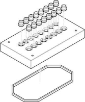 Плита пневматическая, многоканальная Festo CPV14-VI-P8-1/8-D