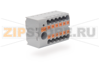 Клемма проходная Push-in, синяя CHIKU RPVF 6/12X2,5 BU