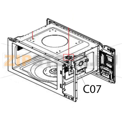 Thermostat Hurakan HKN-WP900G Thermostat Hurakan HKN-WP900GЗапчасть на деталировке под номером: C07