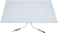 PLATE LOWER 370X275 2 TUBES INDESIT