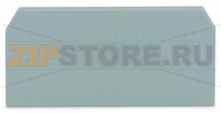 End and intermediate plate; 2 mm thick; gray Wago 279-325