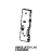 Hinge latch L.M. Unox XFT 195