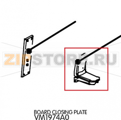 Board closing plate Unox XB 893 Board closing plate Unox XB 893Запчасть на деталировке под номером: 126Название запчасти на английском языке: Board closing plate Unox XB 893