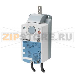 GLB136.2E - Привод заслонки 3-точечное регулирование, 24 В, линейный привод 250 Н, 150 с, 2 переключателя Siemens GLB136.2E 