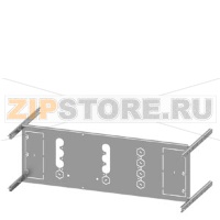 SIVACON S4 EBS SENTRON 3VA 3VA23 (400 A) 3-pole Mounting position horizontal Fixed mounting Number of switches 1 Height 250 mm Width 800 mm Siemens 8PQ6000-8BA27