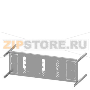 SIVACON S4 EBS SENTRON 3VA 3VA23 (400 A) 3-pole Mounting position horizontal Fixed mounting Number of switches 1 Height 250 mm Width 800 mm Siemens 8PQ6000-8BA27 