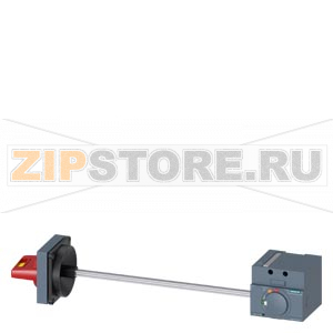 side wall mounted rot. operator emergency-off IEC IP65 accessory for: 3VA5 125 Siemens 3VA9137-0PK15 