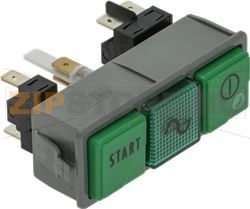 2-КНОПОЧНАЯ ПАНЕЛЬ С ЗЕЛЕНОЙ ЛАМПОЧКОЙ 