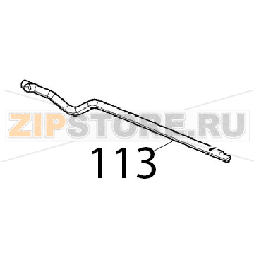 Tubo scarico acqua carrellati, GN1 Unox XVC 1005EP Tubo scarico acqua carrellati, GN1 Unox XVC 1005EPЗапчасть на деталировке под номером: 113