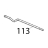 Tubo scarico acqua carrellati, GN1 Unox XVC 1005EP