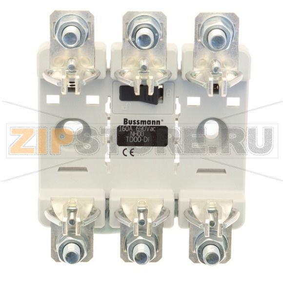 Держатель предохранителей, 160 A, AC 690 В, NH00, 3P, IEC Eaton Triple Integral - NH00 CE 