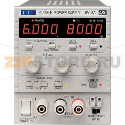 Блок питания лабораторный, регулируемый, 0-60 В/DC, 0-1.5 А, 94 Вт Aim-TTi PL068-P 