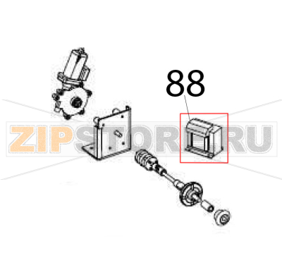 Voltage transformer Vema AP 2091 Voltage transformer Vema AP 2091Запчасть на деталировке под номером: 88