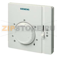 RAA41 - Электромеханический комнатный термостат с переключателем нагрев/выкл/охлаждение, 1 выход Siemens RAA41