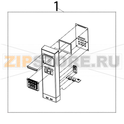 LCD Panel cover assembly TSC MH240 LCD Panel cover assembly TSC MH240Запчасть на деталировке под номером: 1Название запчасти TSC на английском языке: LCD Panel cover assembly MH240.