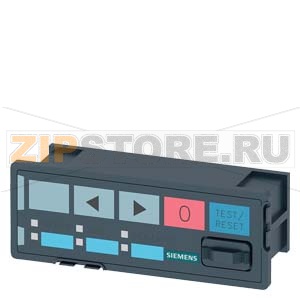 ПАНЕЛЬ ОПЕРАТОРА ТИТАНОВО-СЕРАЯ (TI-GREY), ДЛЯ МОНТАЖА В ДВЕРИ ШКАФА УПРАВЛЕНИЯ, ПОДКЛЮЧАЕТСЯ К БАЗОВОМУ МОДУЛЮ ИЛИ К МОДУЛЮ РАСШИРЕНИЯ, 10 СВЕТОДИОДОВ ДЛЯ ИНДИКАЦИИ СОСТОЯНИЙ И 5 КНОПОК ДЛЯ ЛОКАЛЬНОГО УПРАВЛЕНИЯ Siemens 3UF7200-1AA01-0 