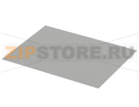 Плата передняя, АБС, 2 mm, светло-серая, тиснённая с одной стороны Bopla BCD FPK 400