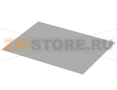 Плата передняя, АБС, 2 mm, светло-серая, тиснённая с одной стороны Bopla BCD FPK 400 