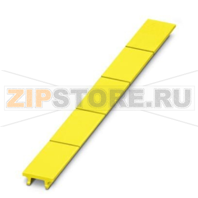 Маркировочная планка Zack для контакторов Phoenix Contact SS-ZB YE Полоса, желтый, без маркировки, маркируется с помощью: Plotter, Тип монтажа: Крепление в плоских пазах для табличек, Размер маркировочного поля: 20 мм х 8 мм.Минимальный заказ: 50 шт.Упаковка: 50 шт.