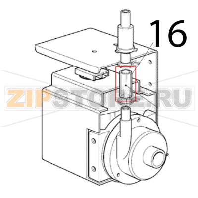 Rohr Scotsman EC 126 AS Rohr Scotsman EC 126 ASЗапчасть на деталировке под номером: 16