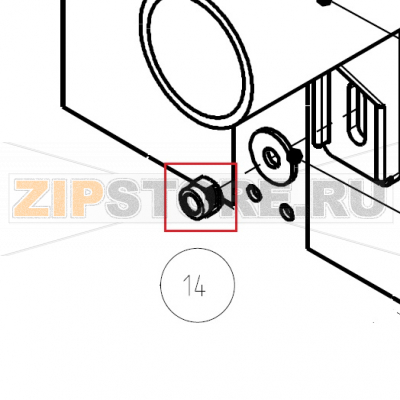 Dado autobloccante M6 Zn UNI 9021 Imesa LM 23                                                 Dado autobloccante M6 Zn UNI 9021 Imesa LM 23Запчасть на сборочном чертеже под номером: 14Название запчасти на итальянском языке: Dado autobloccante M6 Zn UNI 9021 Imesa LM 23