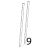 Tubo maniglia, Ø: 18x1 Unox XL 413