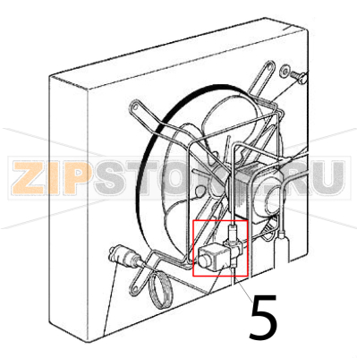 Ass. valvola gas caldo Scotsman MV 600 Ass. valvola gas caldo Scotsman MV 600Запчасть на деталировке под номером: 5