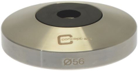TAMPER BASE M8 FLAT S.STEEL ø 56 mm
