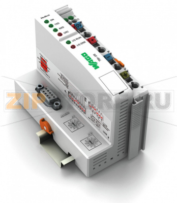 Каплер полевой шины MODBUS®; RS-485; 115,2 Кбод; светло-серые Wago 750-315 