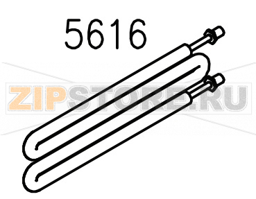 Resistenza 230V 2300W in Aria Aristarco TR 1650       Resistenza 230V 2300W in Aria Aristarco TR 1650Запчасть на сборочном чертеже под номером: 5616Название запчасти Aristarco на итальянском языке: Resistenza 230V 2300W in Aria Aristarco TR 1650