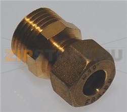 RACCORDO DIRITTO CON OGIVA 1/2Mx10 mm 