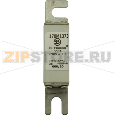 Предохранитель, 400 A, AC 600 В, 200 кА, size 000, 21x40x100 мм, aR, DIN, IEC Eaton FUSE 400A 6 