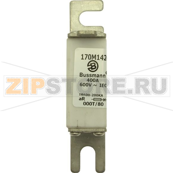 Предохранитель, 400 A, AC 600 В, 200 кА, size 000, 21x40x100 мм, aR, DIN, IEC Eaton FUSE 400A 6 