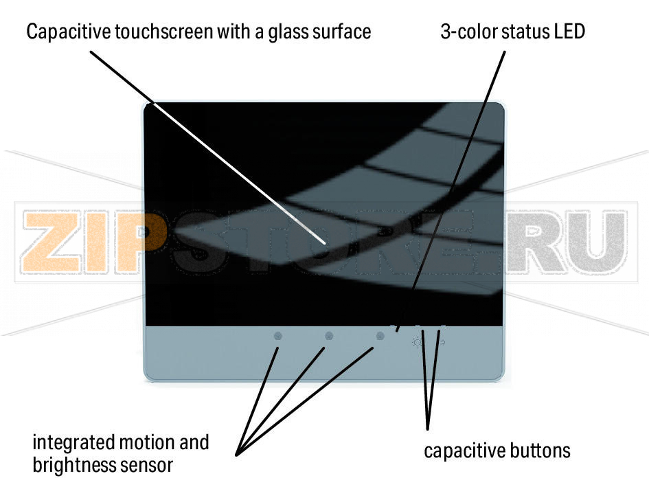 Advanced Line Touch Panel 600; 17.8 cm (7.0"); 800 x 480 pixels; 2 x ETHERNET, 2 x USB, Audio; Visu Panel Wago 762-5203/8000-001 