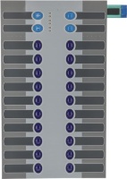 PUSH-BUTTON PANEL MEMBRANE 24 BUTTONS