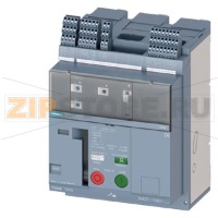 fixed-mounted molded case circuit breaker frame 1600; with RTC and 4AUX trip alarm switch S24; Icu "H" Icu=85kA @ 415V, 3-pole ETU320, LI, In=1000A rotary coding switch Ir=400...1000A Ii=1.5...15 x In N conductor protec. adjustable opt. w. ext. CT; up to