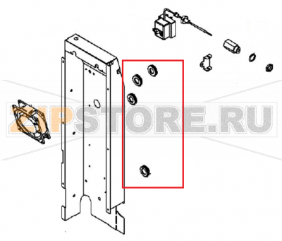 Grommet ø13,5-ø25 Angelo Po FX101E3 Grommet ø13,5-ø25 Angelo Po FX101E3Запчасть на 