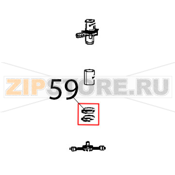 Fascetta stringi tubo zincata Unox XBC 615EG Fascetta stringi tubo zincata Unox XBC 615EGЗапчасть на деталировке под номером: 59