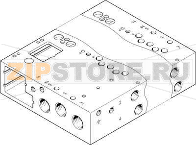 Коллектор Festo VABM-L1-14W-G14-20-GR 