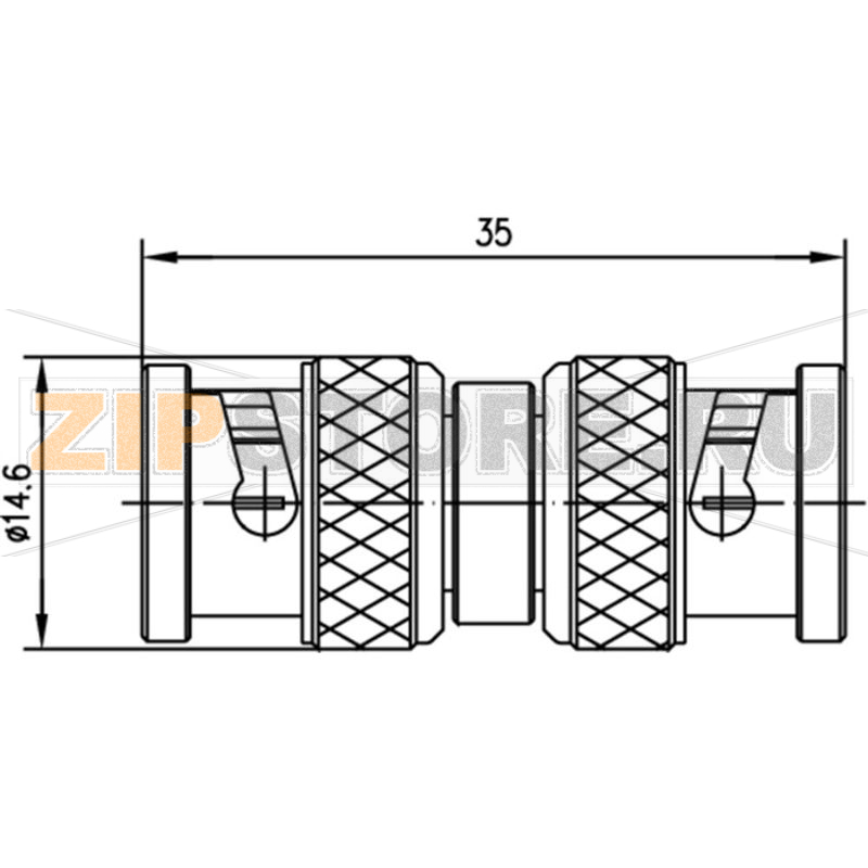 Разъем BNC, 1 шт Telegärtner J01005A1230 