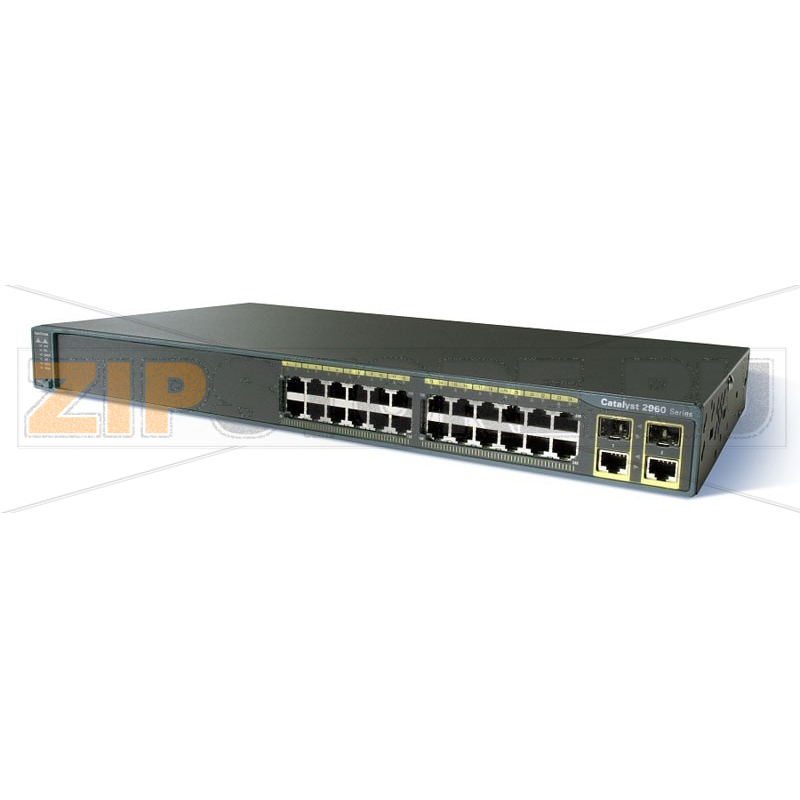 Коммутатор 24xFE, 2xGE/SFP, 64 Мб, LAN Lite Cisco WS-C2960+24TC-S 
