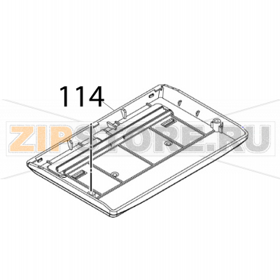 Cutter cover A (REG) Sato CT412LX TT Cutter cover A (REG) Sato CT412LX TTЗапчасть на деталировке под номером: 114Название запчасти на английском языке: Cutter cover A (REG) Sato CT412LX TT.