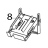 Universal cutter catch tray (full set) TSC ML340P