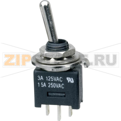 Тумблер 250 В/AC, 3 А, 1 x вкл/вкл, 1 шт SCI MTE102A1 